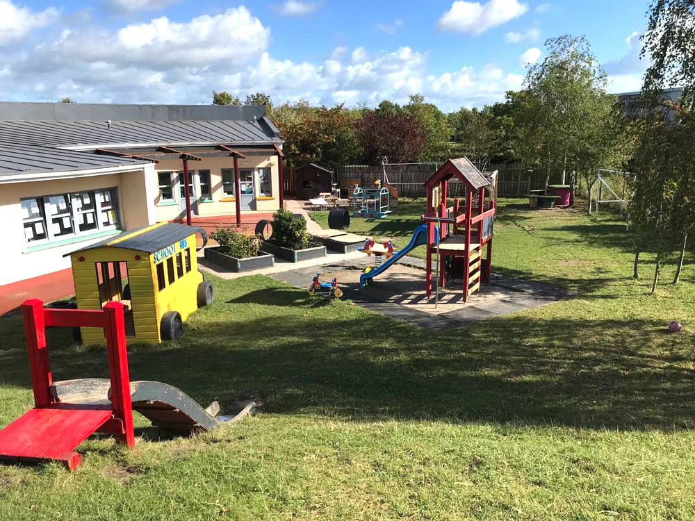 Busy Bees Creche Outdoor Play Area